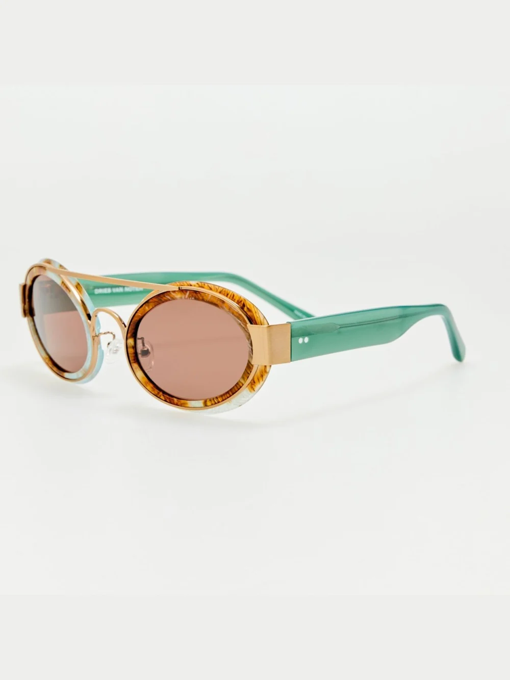 Linda Farrow Cat Eye Sunglasses, marble, view 2