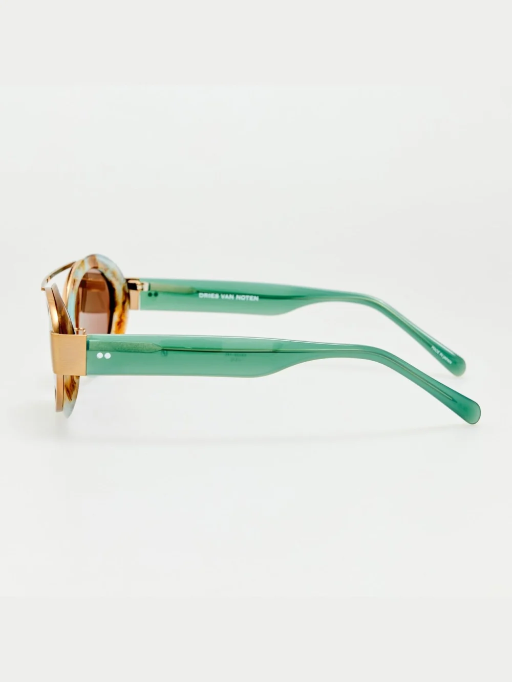 Linda Farrow Cat Eye Sunglasses, marble, view 6