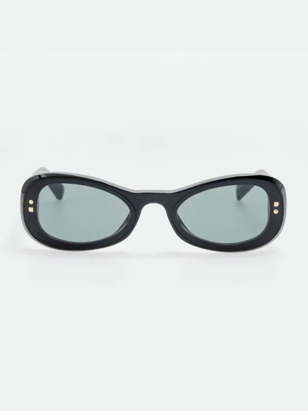 Linda Farrow Cavallo Sunglasses in Black