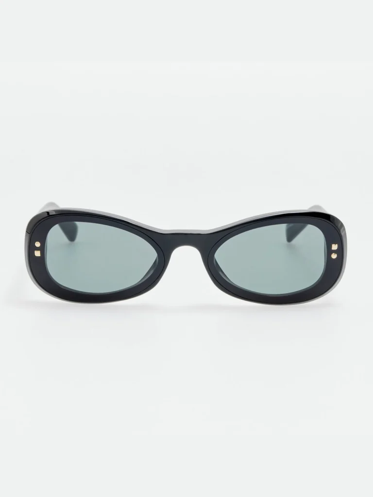 Linda Farrow Cavallo Sunglasses in Black