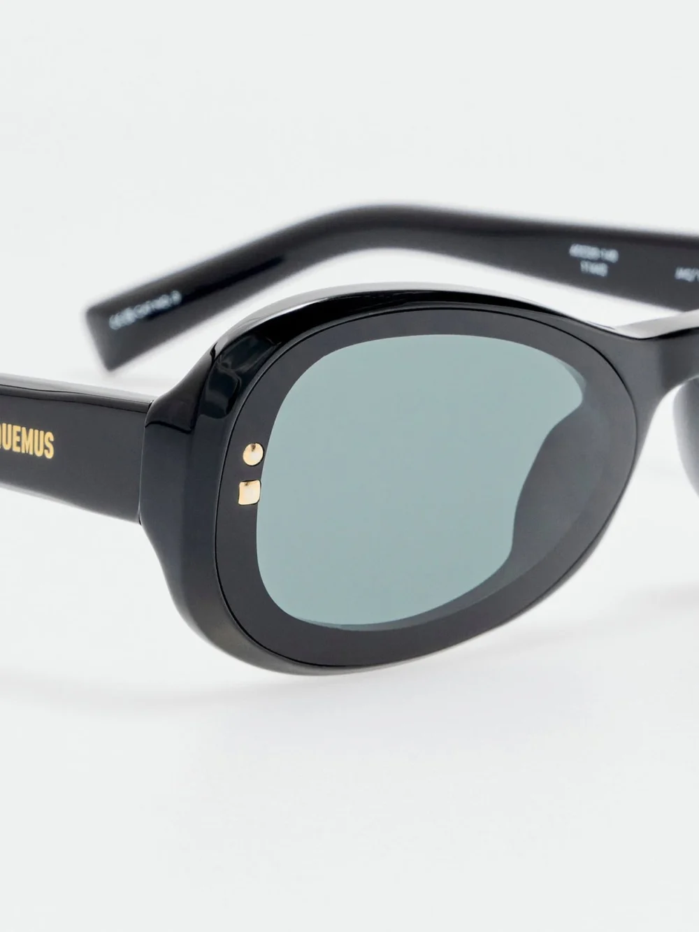 Linda Farrow Cavallo Sunglasses, black, view 5
