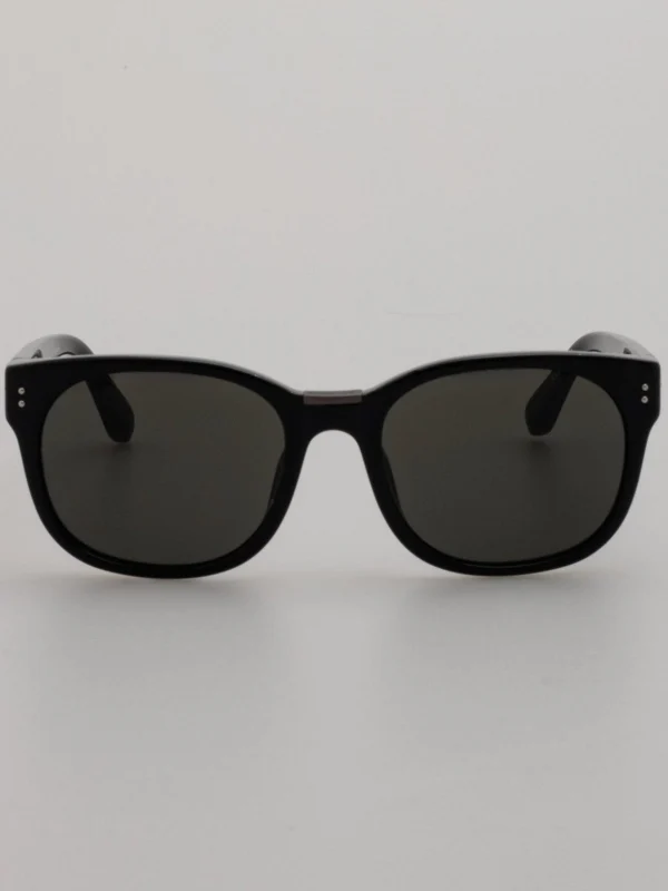 Linda Farrow Cedric Sunglasses in Matt Black Nickel