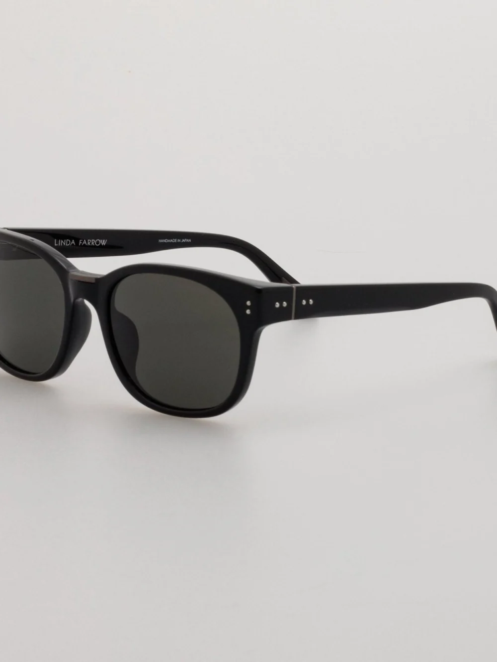 Linda Farrow Cedric Sunglasses, matt black nickel, view 2