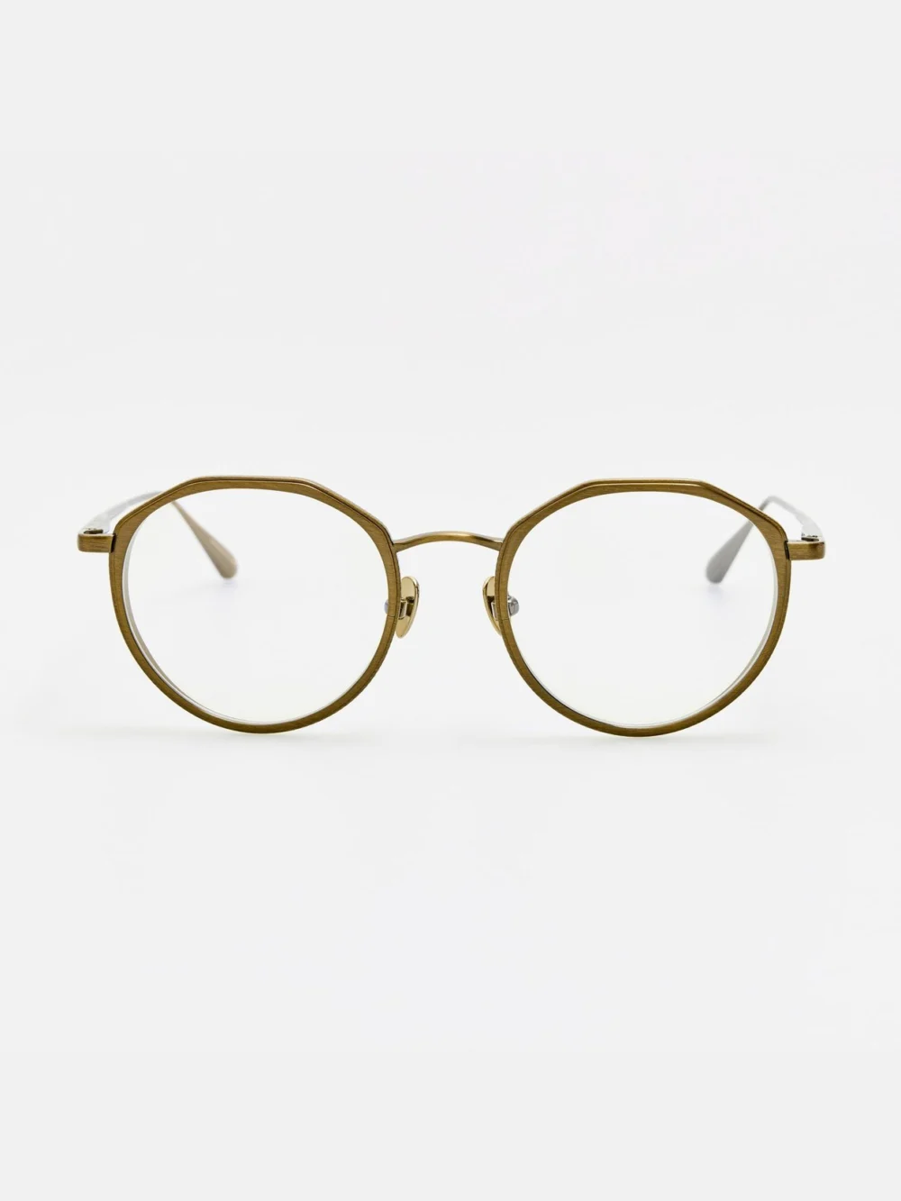 Linda Farrow Cesar Optical in antique gold