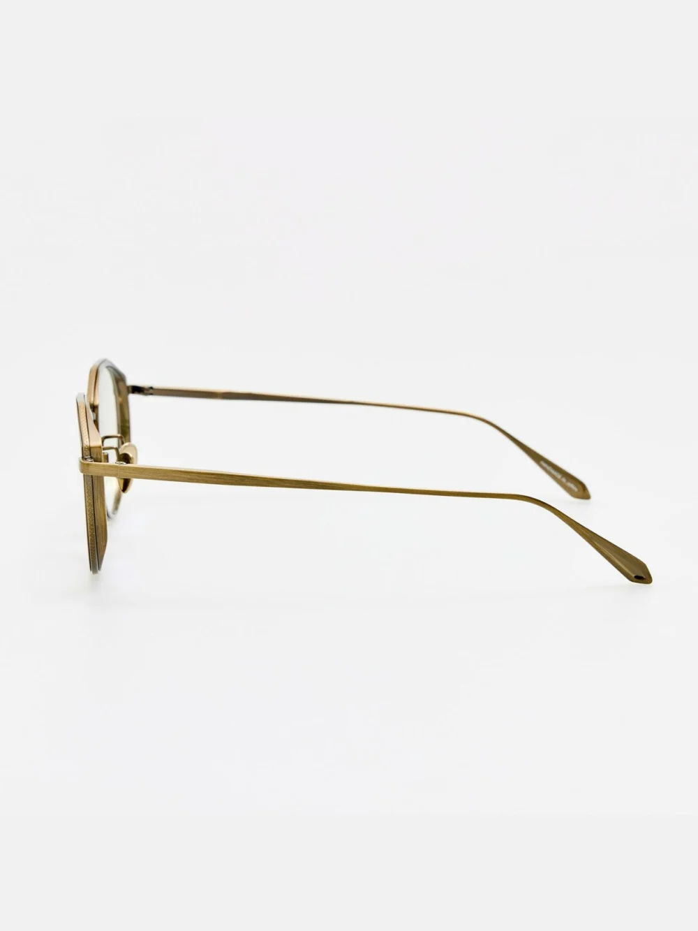 Linda Farrow Cesar Optical, antique gold, view 2