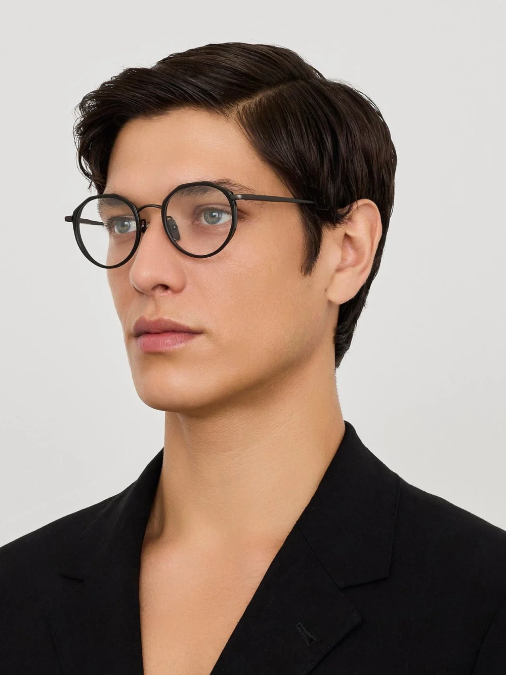 Linda Farrow Cesar Optical, matt black nickel, view 4