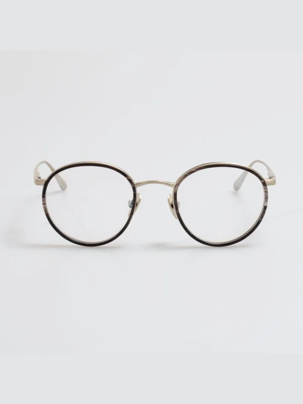 Linda Farrow Chaplin Optical in Buffalo Horn and 925 Sterling Silver