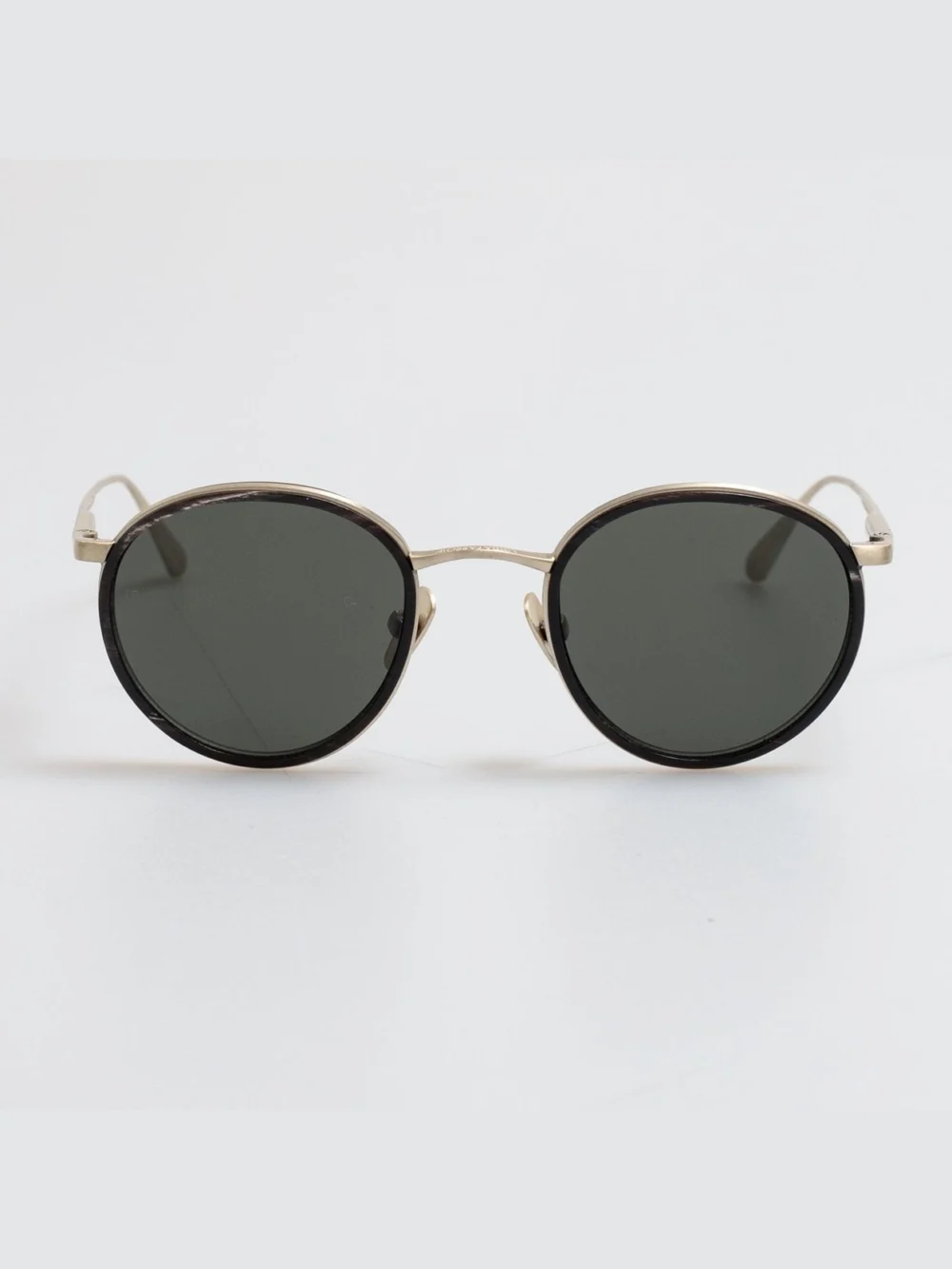 Linda Farrow Chaplin Sunglasses in buffalo horn and 925 sterling silver