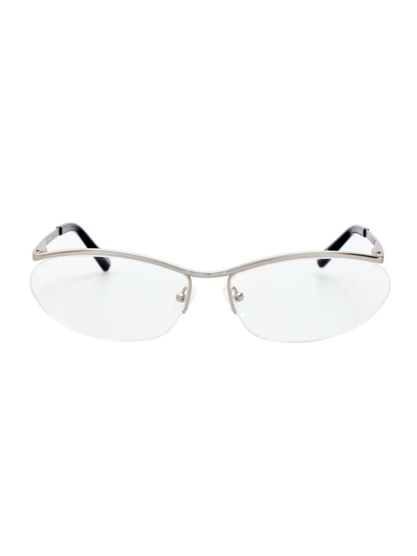 Linda Farrow Charlotte Optical in Matt Silver