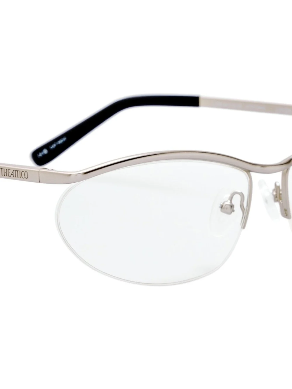 Linda Farrow Charlotte Optical, matt silver, view 3