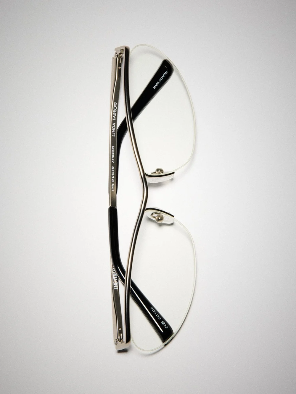 Linda Farrow Charlotte Optical, matt silver, view 5