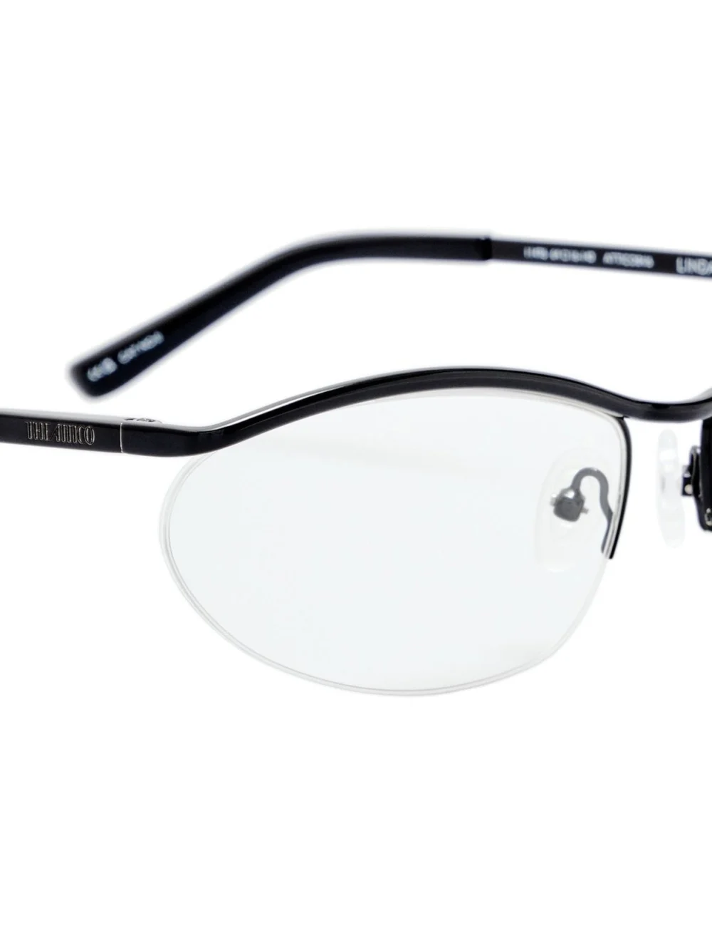 Linda Farrow Charlotte Optical, shiny black, view 3