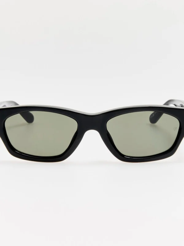 Linda Farrow Clara Sunglasses in Black