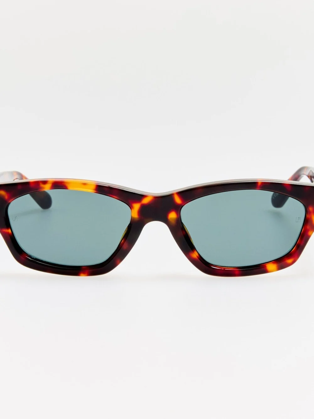 Linda Farrow Clara Sunglasses in dark tortoiseshell