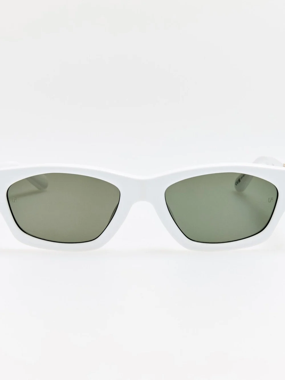 Linda Farrow Clara Sunglasses in white