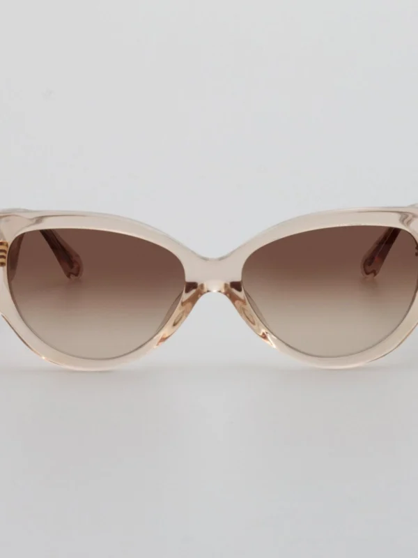 Linda Farrow Connie Sunglasses in Ash
