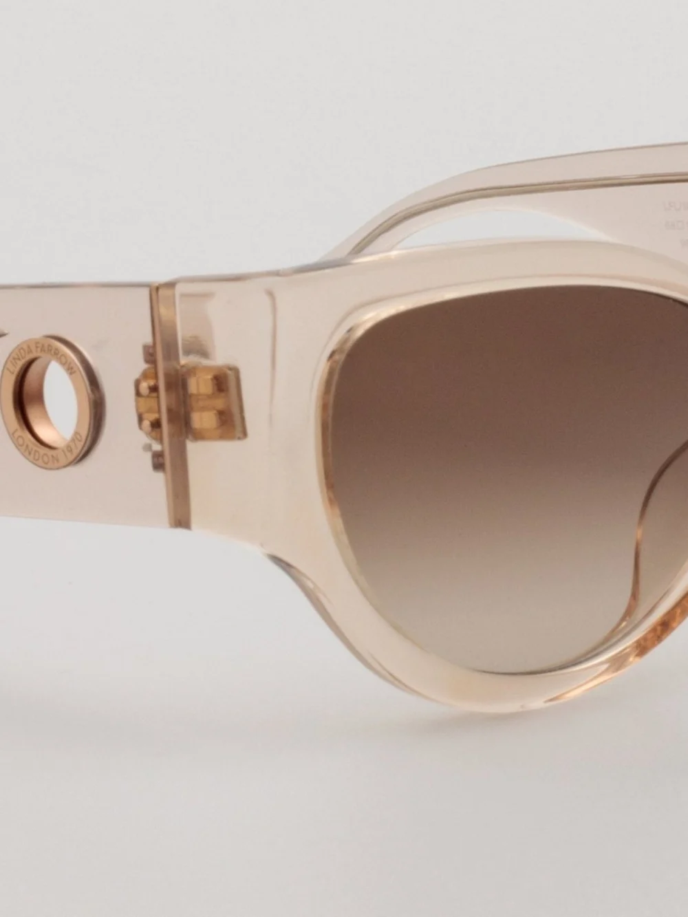 Linda Farrow Connie Sunglasses, ash, view 4