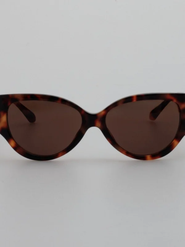 Linda Farrow Connie Sunglasses in Tortoiseshell