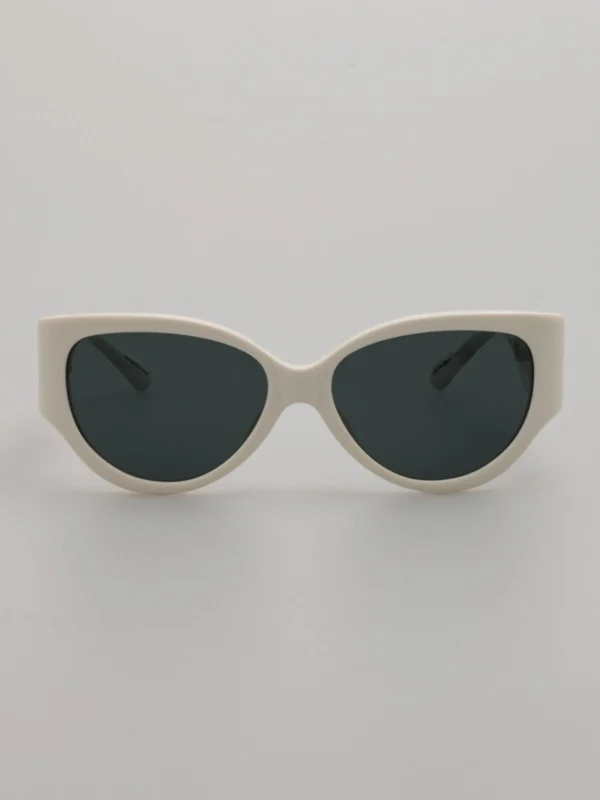 Linda Farrow Connie Sunglasses in White