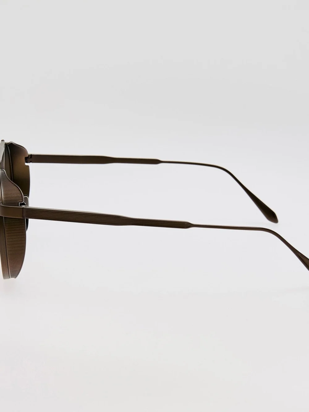 Linda Farrow Conor Sunglasses, matt black nickel, view 5