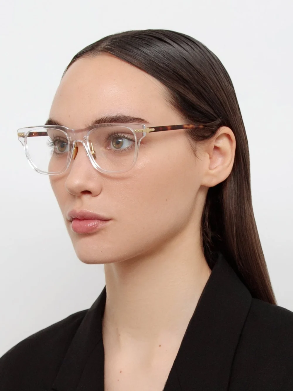 Linda Farrow Cove Optical, clear, view 3