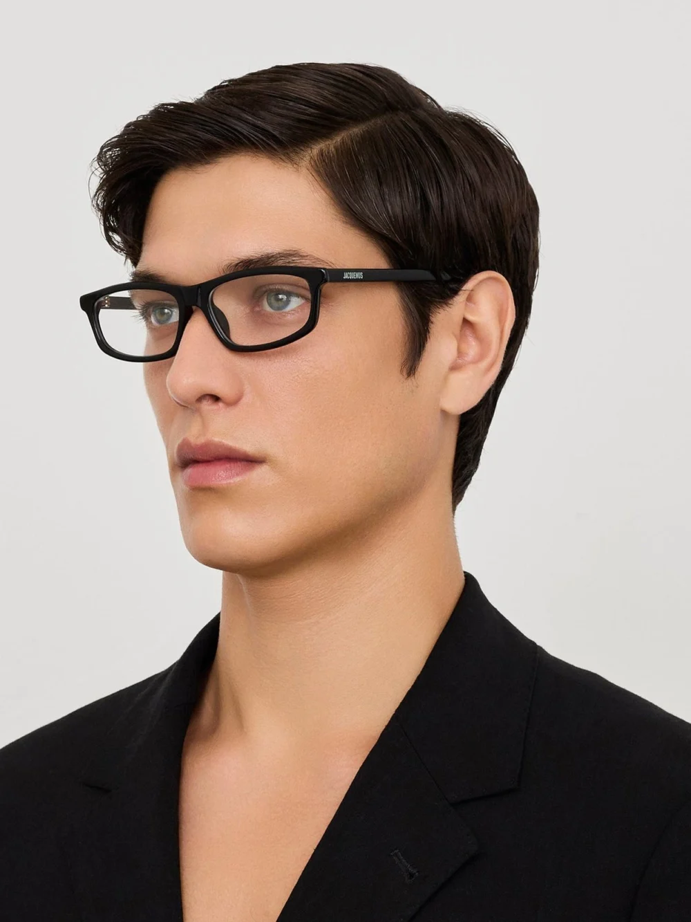 Linda Farrow Cuadro Optical, black, view 4