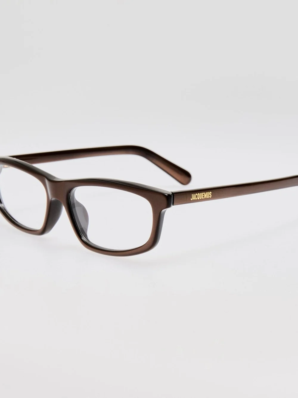 Linda Farrow Cuadro Optical, metallic brown, view 2