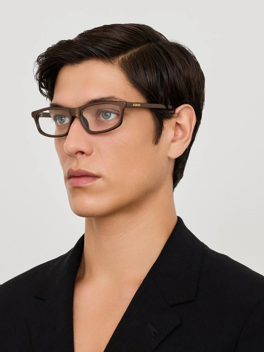 Linda Farrow Cuadro Optical, metallic brown, view 4