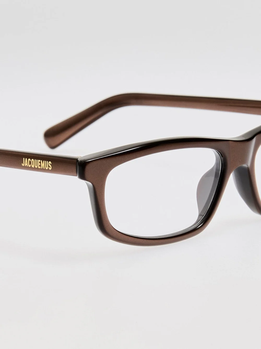 Linda Farrow Cuadro Optical, metallic brown, view 5