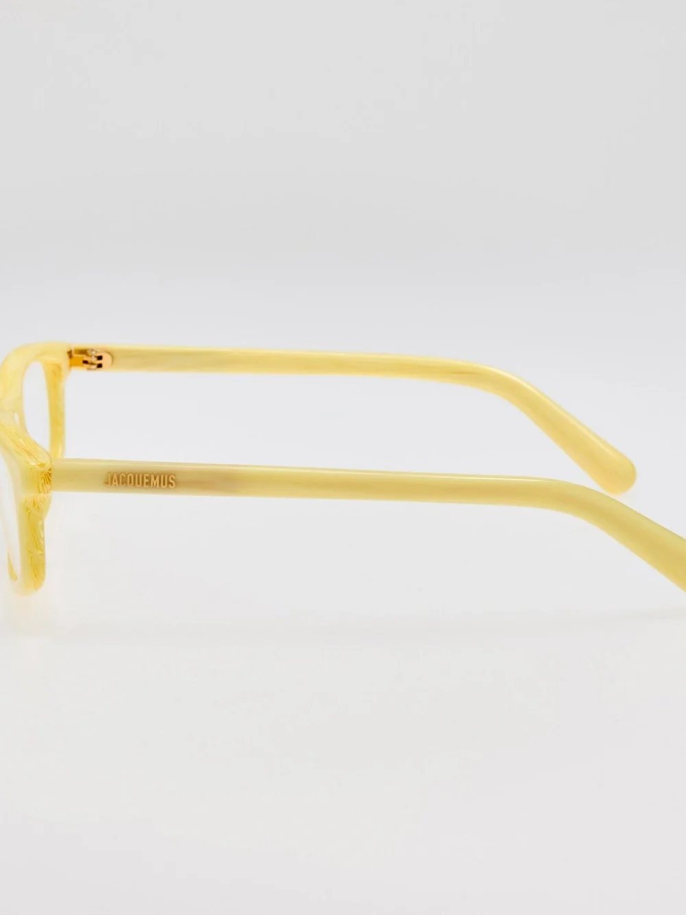 Linda Farrow Cuadro Optical, yellow stripe, view 6