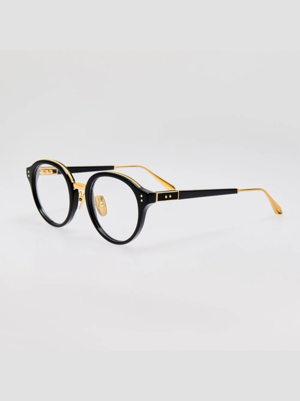 Linda Farrow Curtis Optical, black, view 2