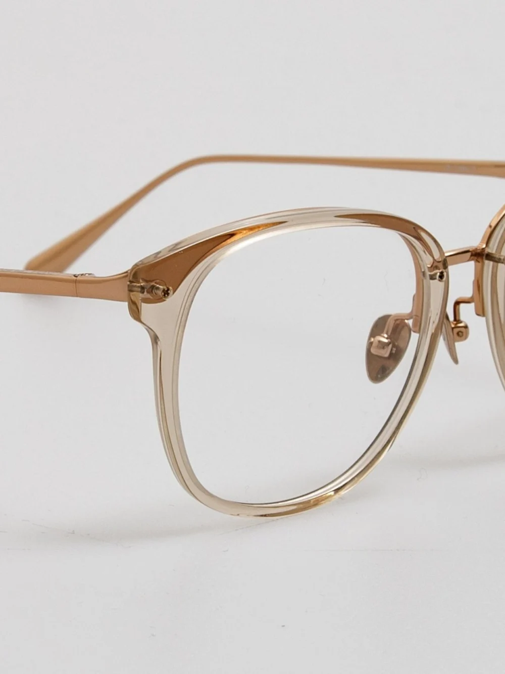 Linda Farrow Cyrus D-Frame Optical, ash, view 5