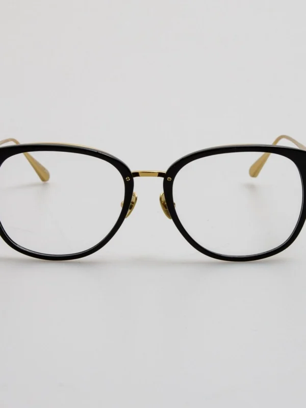 Linda Farrow Cyrus D-Frame Optical in Black