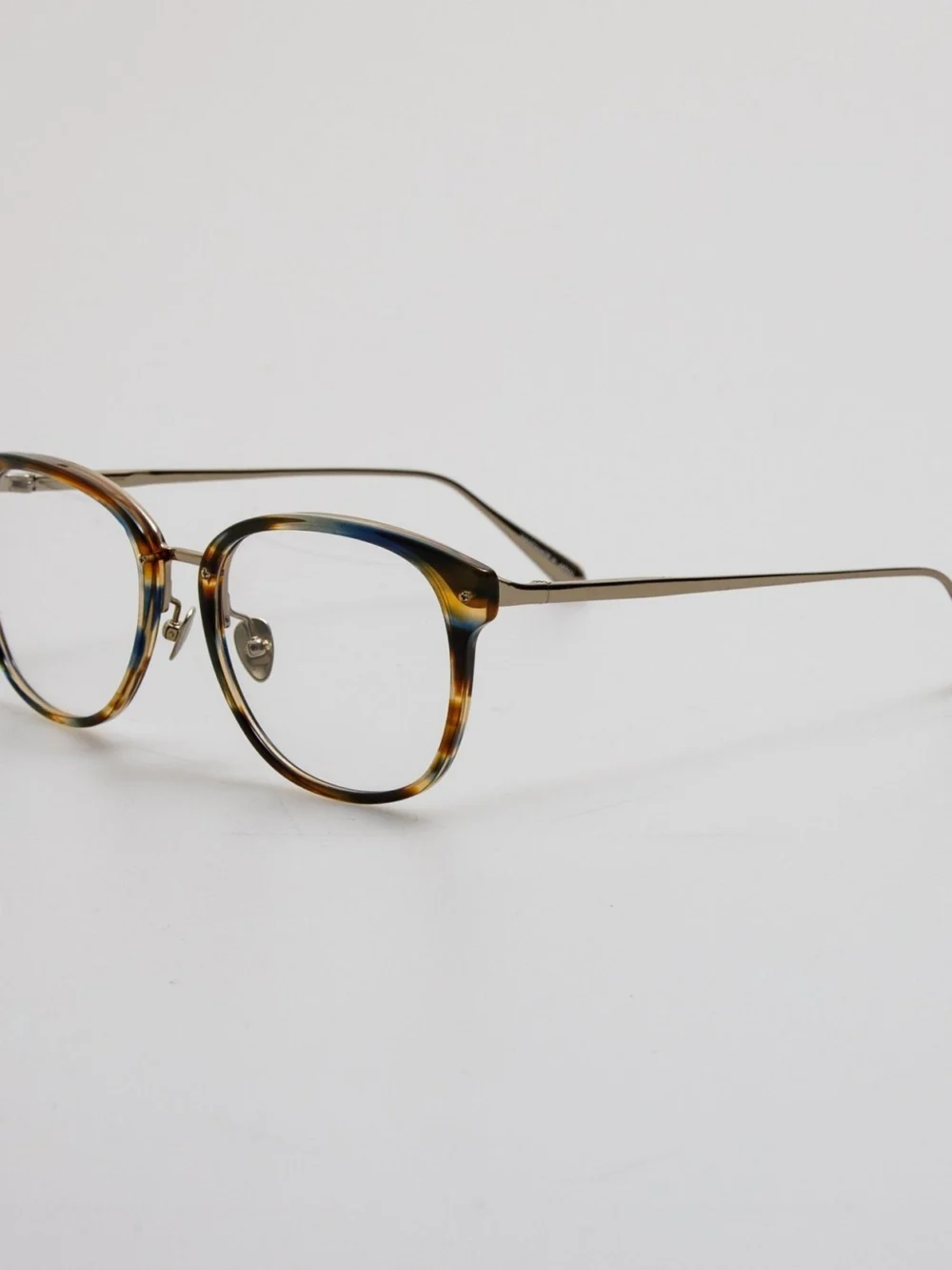 Linda Farrow Cyrus D-Frame Optical, earth horn, view 2