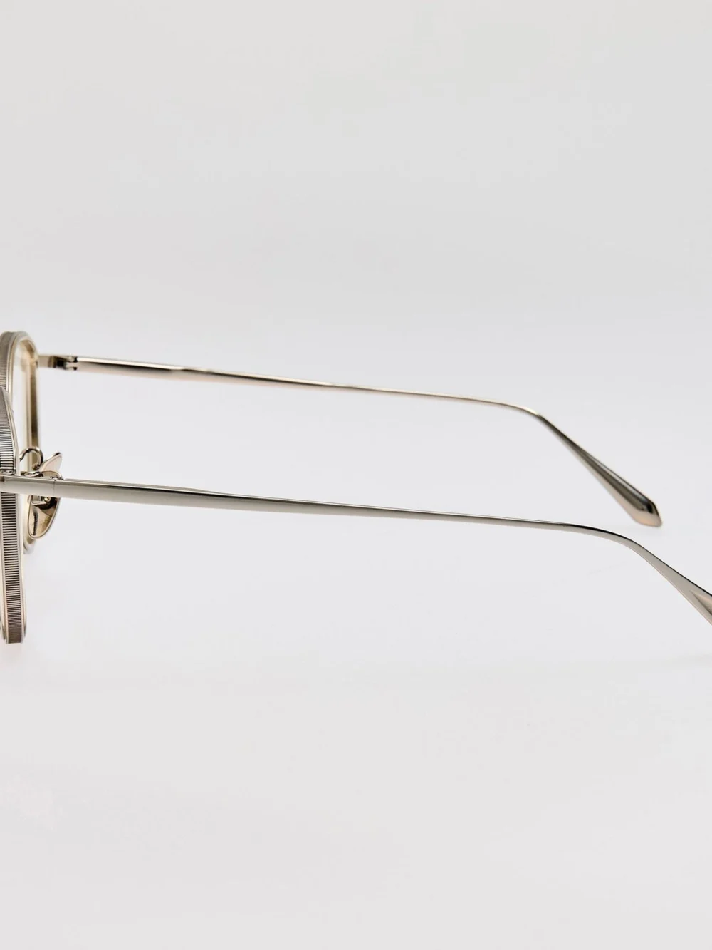 Linda Farrow Dahlia Optical, 22k white gold and truffle, view 6