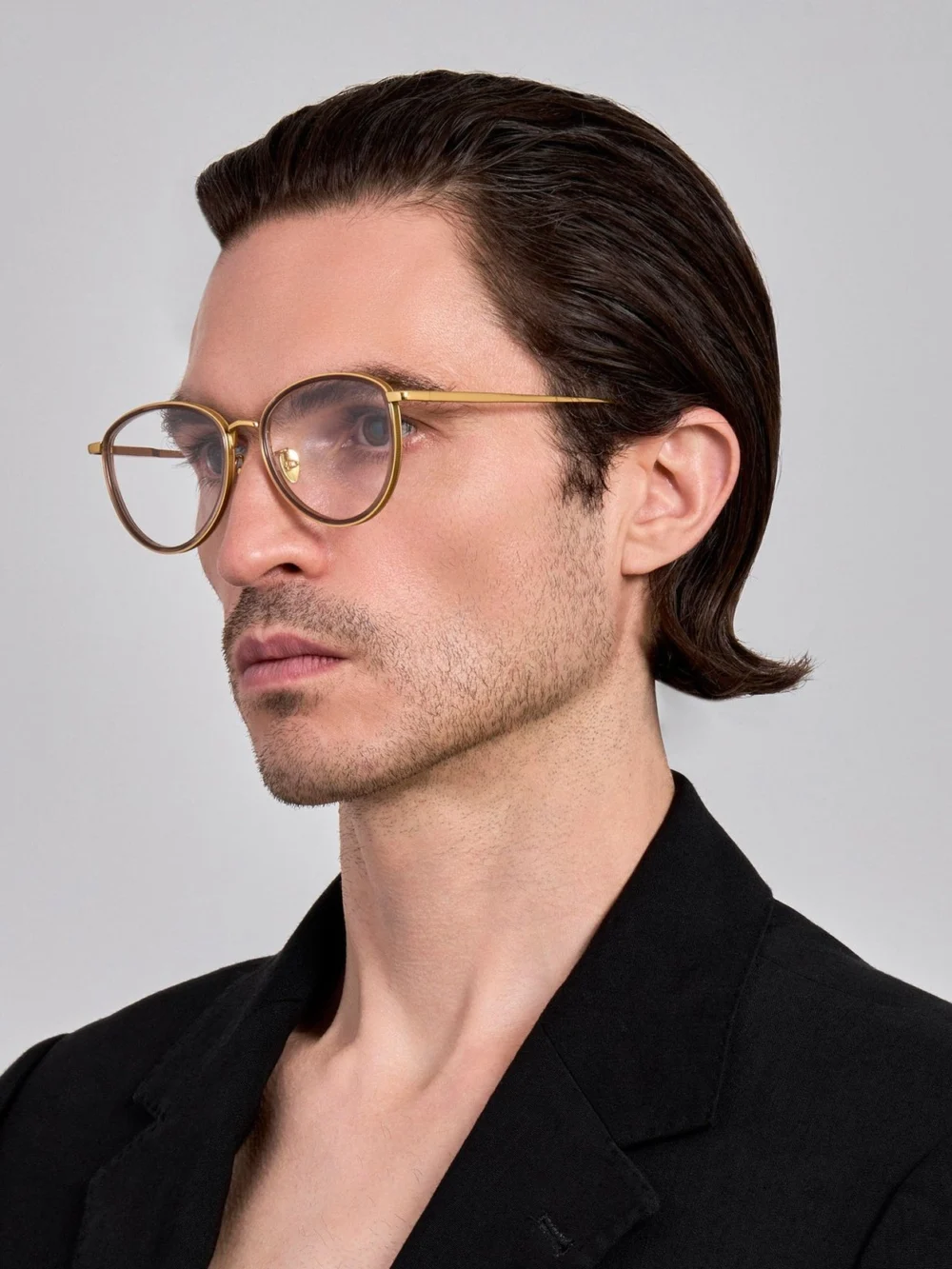Linda Farrow Dahlia Optical, brown, view 4