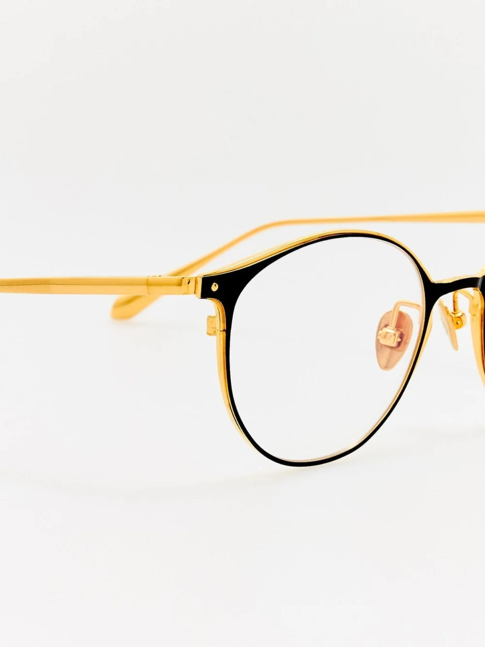 Linda Farrow Daley Optical, satin black, view 4