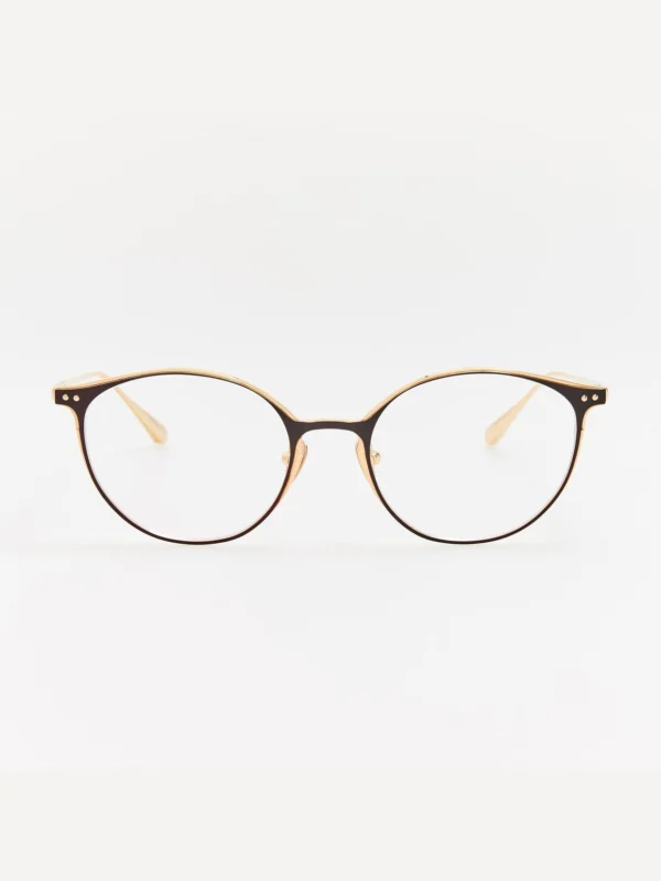 Linda Farrow Daley Optical in Satin Mocha