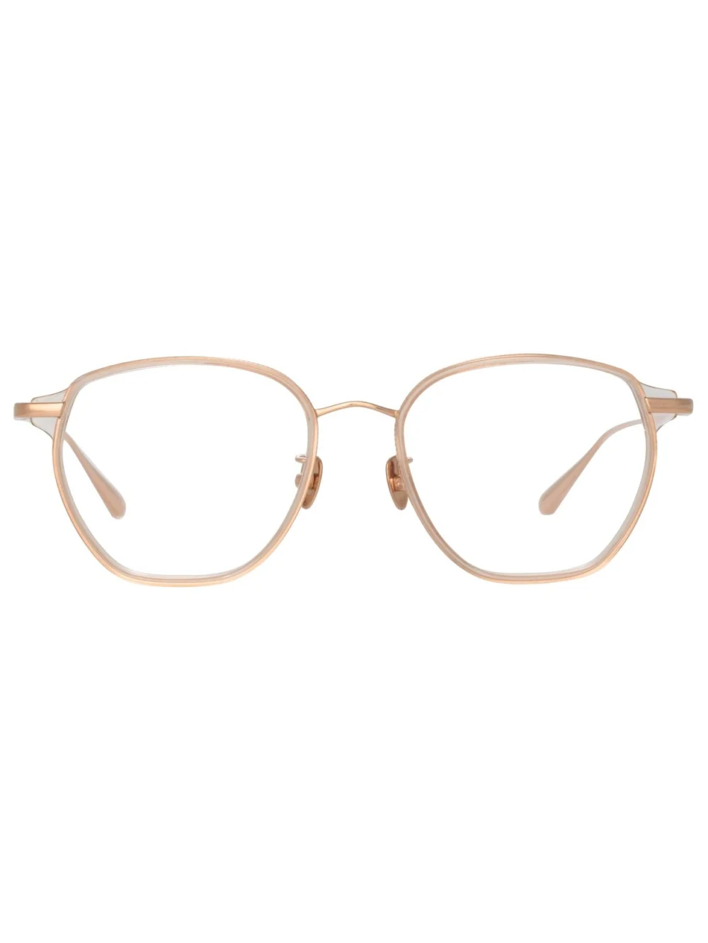Linda Farrow Danilo Optical Frame in 18k rose gold