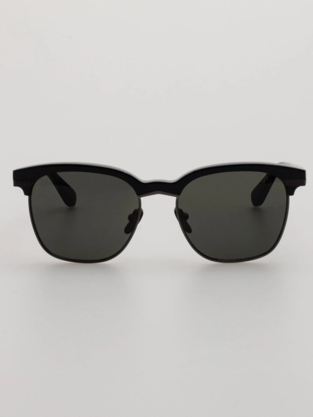 Linda Farrow Darin Sunglasses in black matt nickel