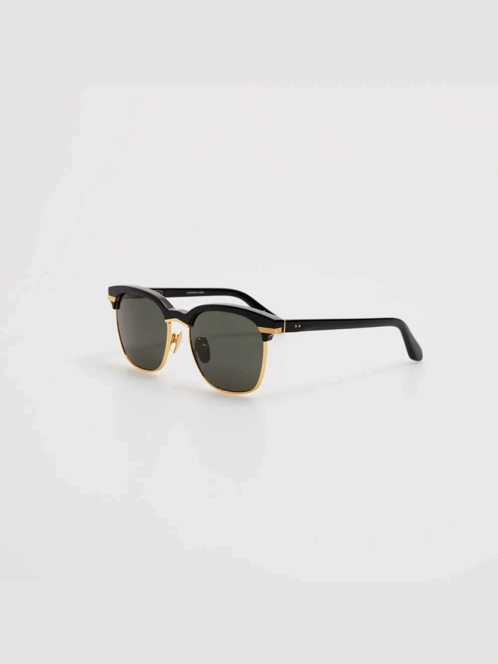 Linda Farrow Darin Sunglasses, black, view 2