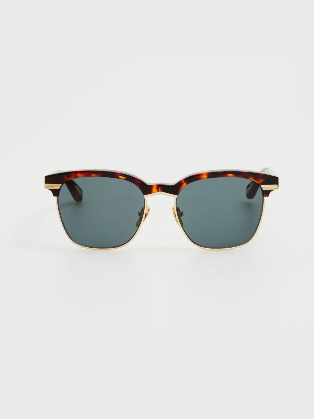 Linda Farrow Darin Sunglasses in dark tortoiseshell