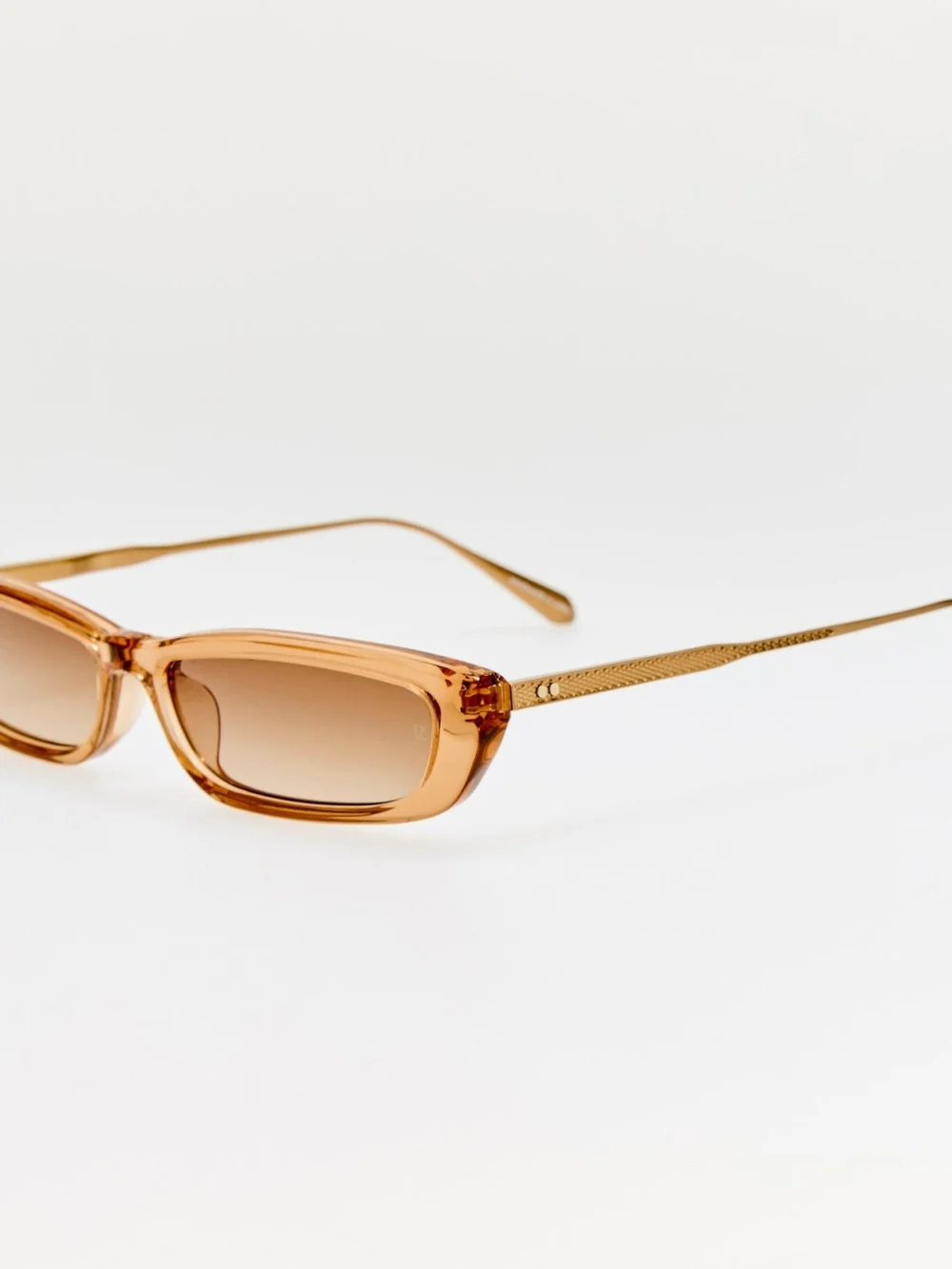 Linda Farrow Darya Sunglasses, honey, view 2