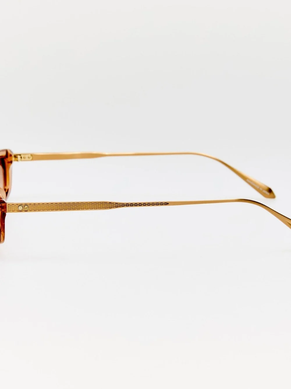 Linda Farrow Darya Sunglasses, honey, view 5