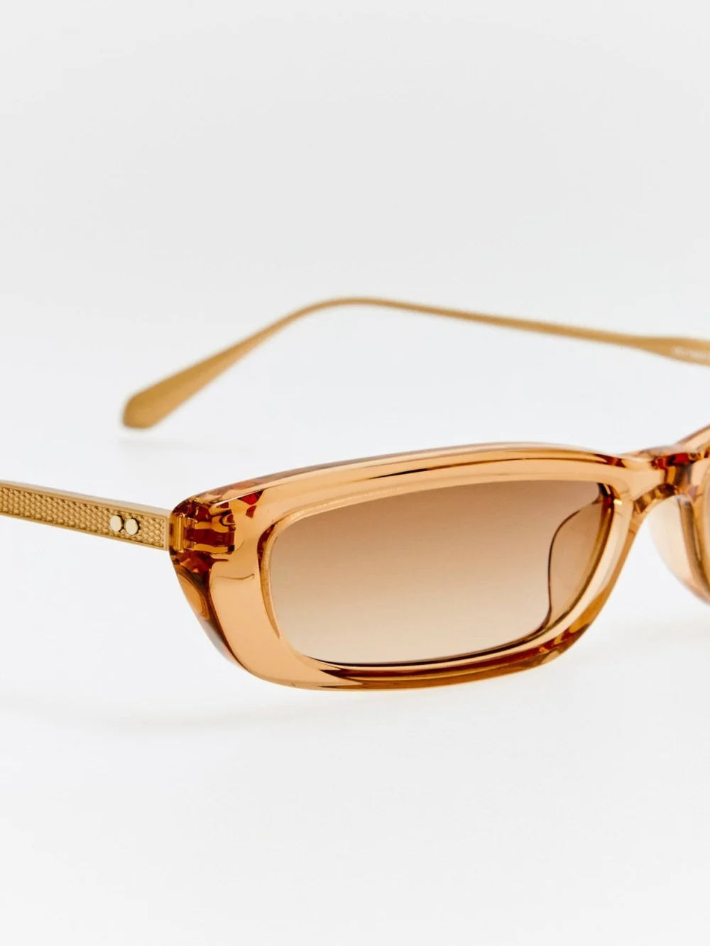 Linda Farrow Darya Sunglasses, honey, view 6