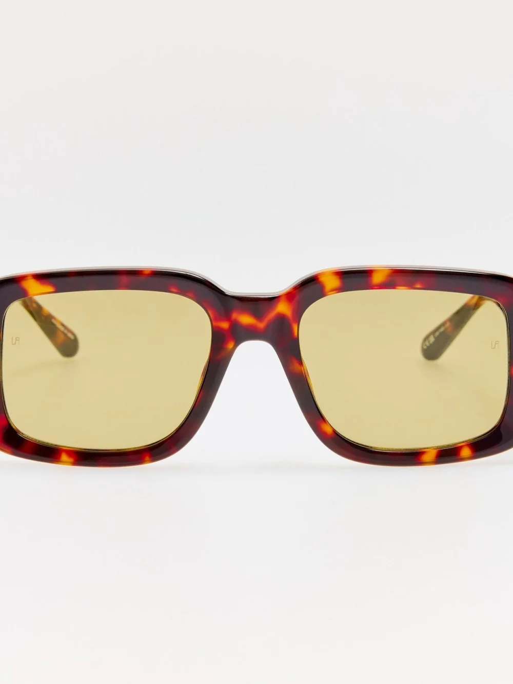 Linda Farrow Delmare Sunglasses in tortoiseshell and brown barberini photochromic transition lenses