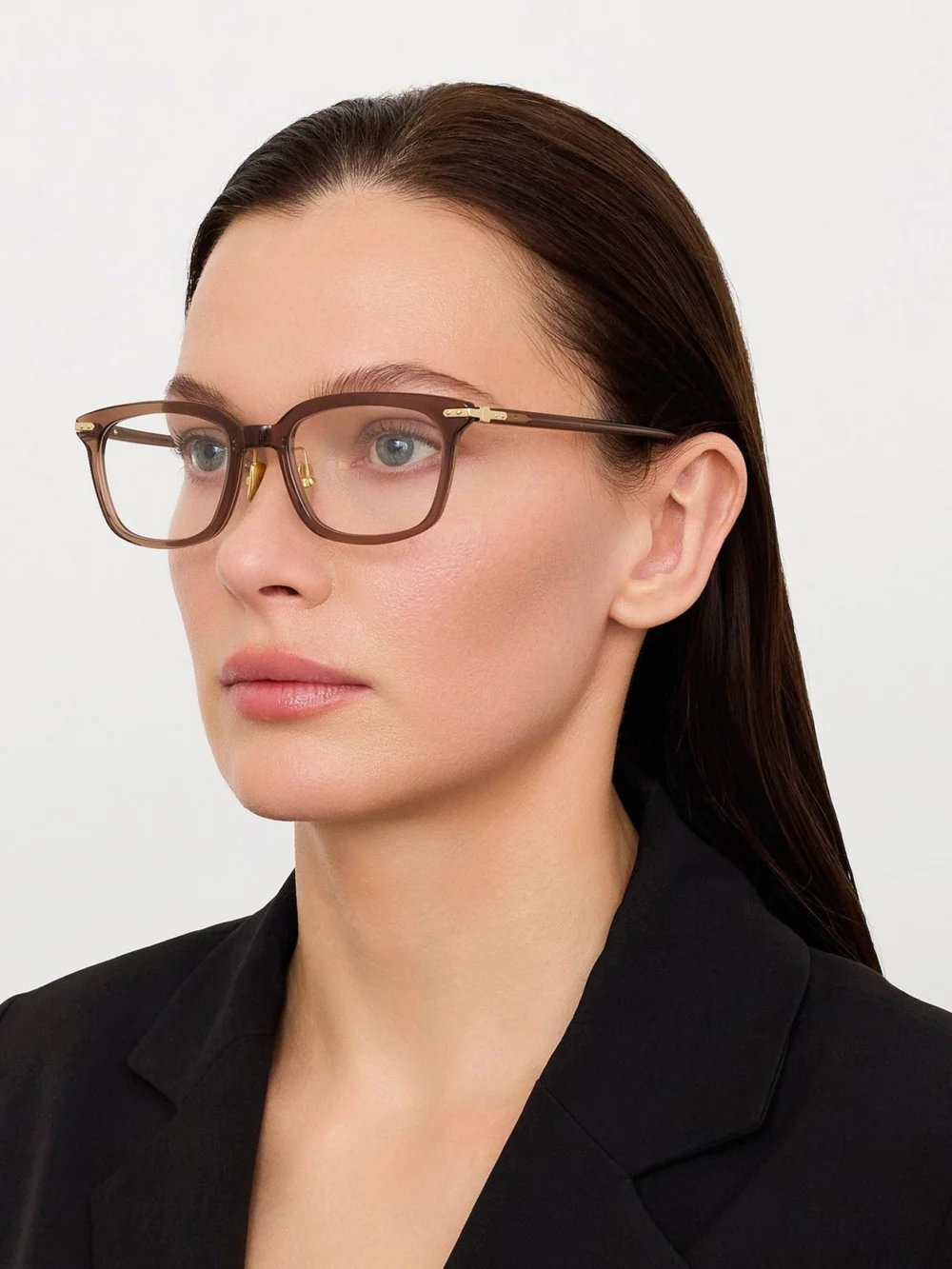 Linda Farrow Diller Optical, brown, view 3