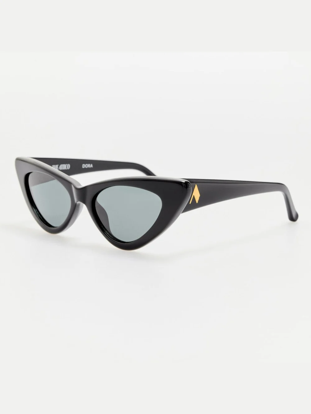 Linda Farrow Dora Sunglasses, black, view 2