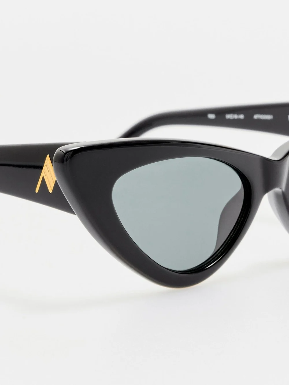 Linda Farrow Dora Sunglasses, black, view 5