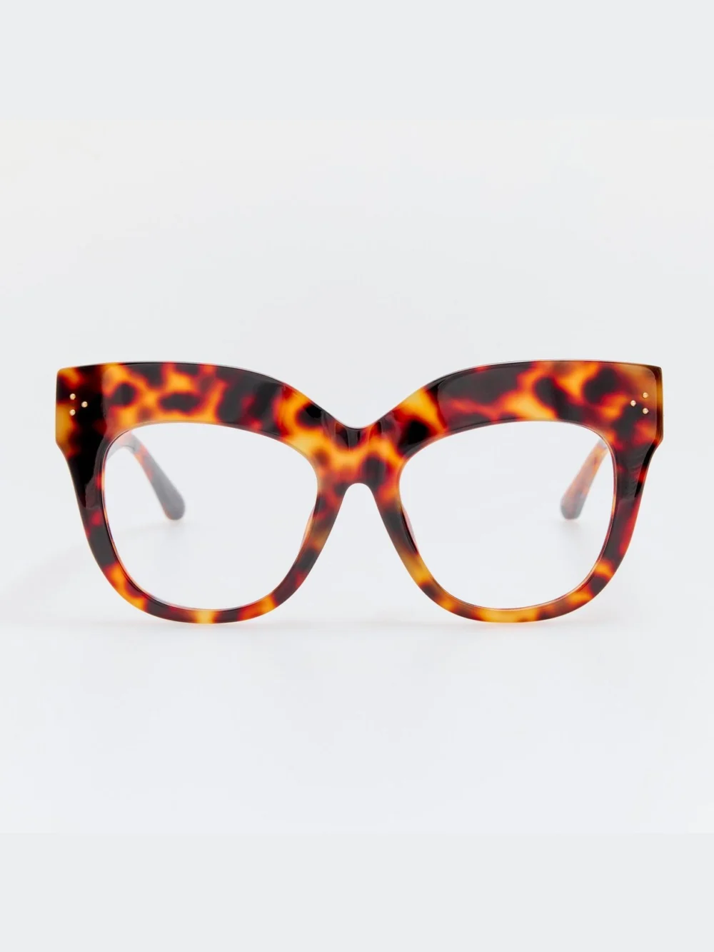Linda Farrow Dunaway Optical Frame in tortoiseshell